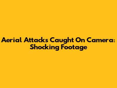 Aerial Attacks Caught On Camera: Shocking Footage